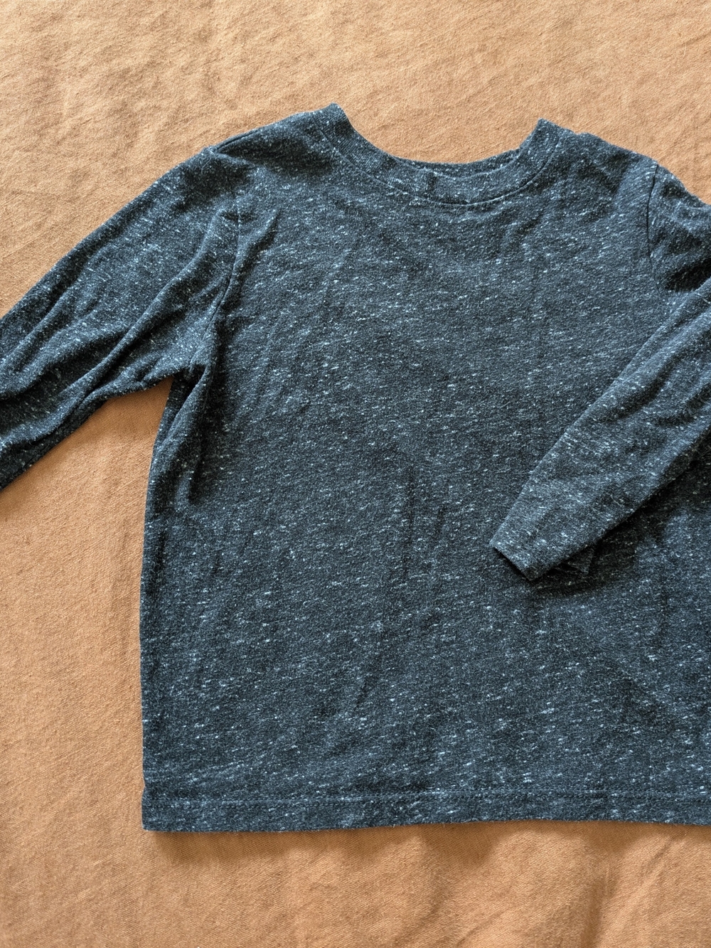Garanimals Toddler Heather Charcoal Crewneck Long Sleeve Tee